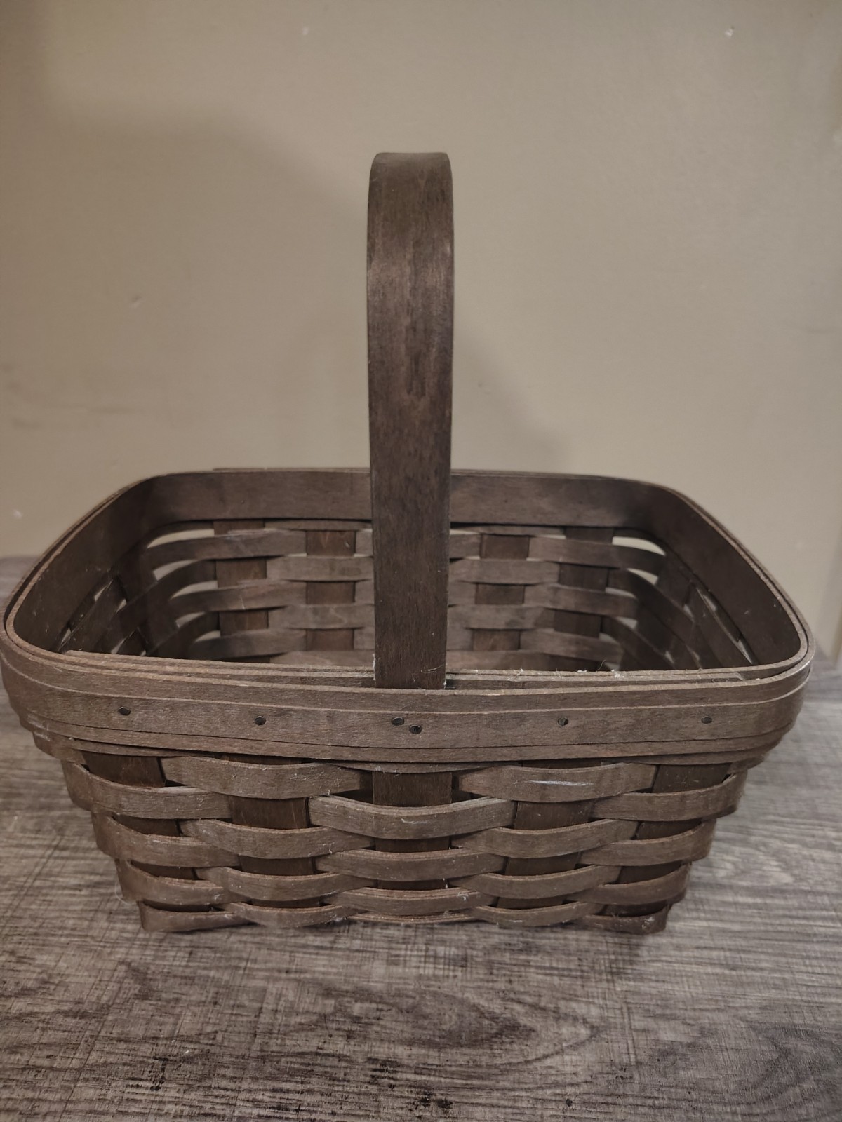 Longaberger 1994 Rectangle Basket With Fixed Handle