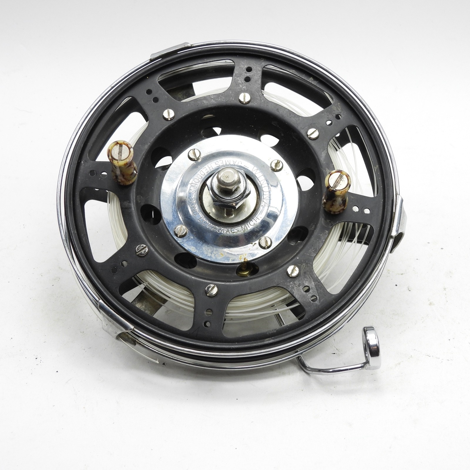 Vintage James Heddon Winona Fishing Reel.