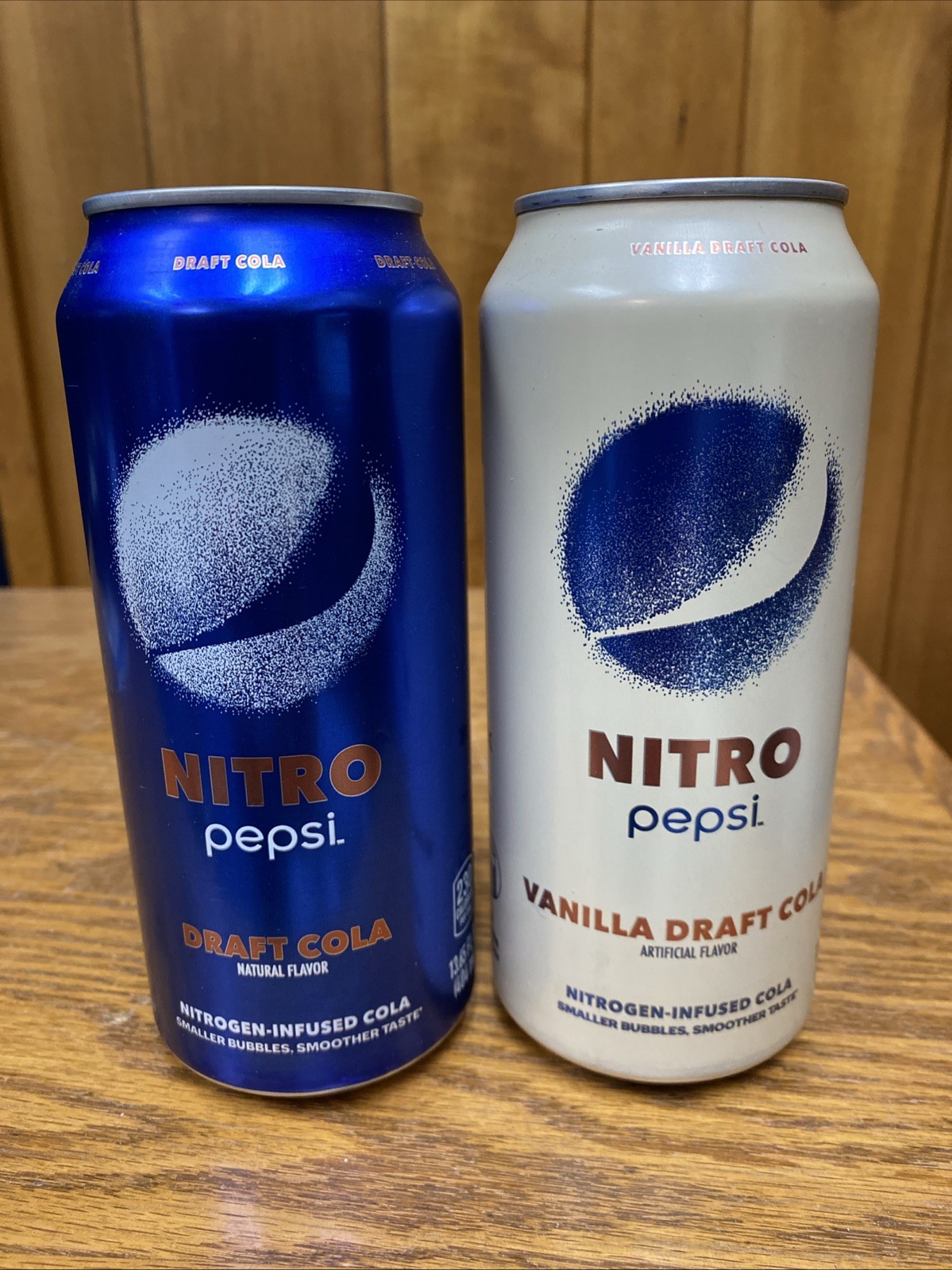 *New* Pepsi- Nitro Draft Cola and Vanilla Draft Cola ( 2 - 13.65 Cans) 2022