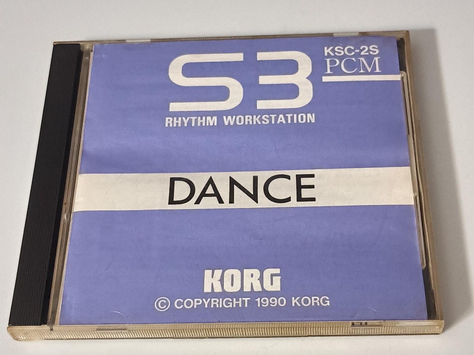 KORG 1990 PCM KSC-2S Workstation S3 DANCE PCM DATA Program Memory Card Rare HTF