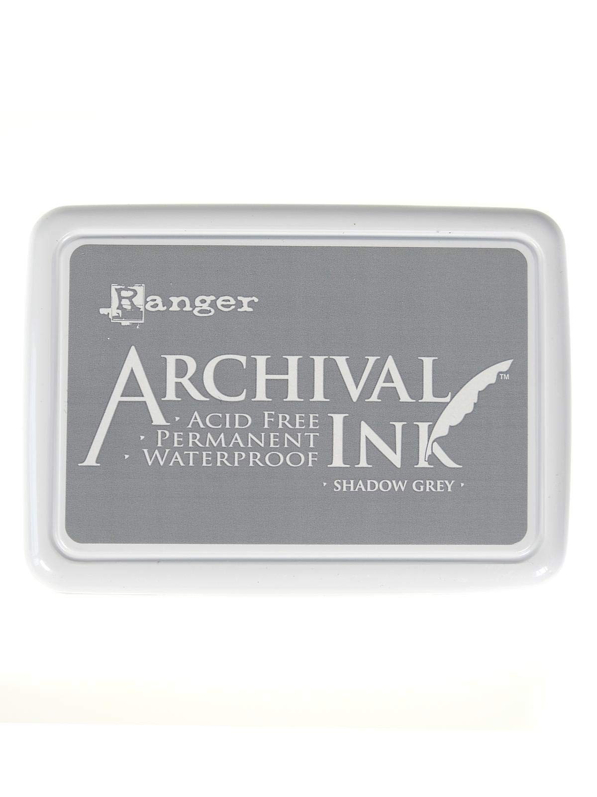 Ranger Archival Ink Pad Shadow Grey 2.75X4 Inches Water Resistant Non Toxic