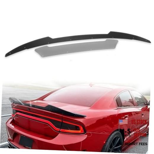 Rear Wickerbill Spoiler Compatible with 2015-2023 Dodge Charger SRT Hellcat