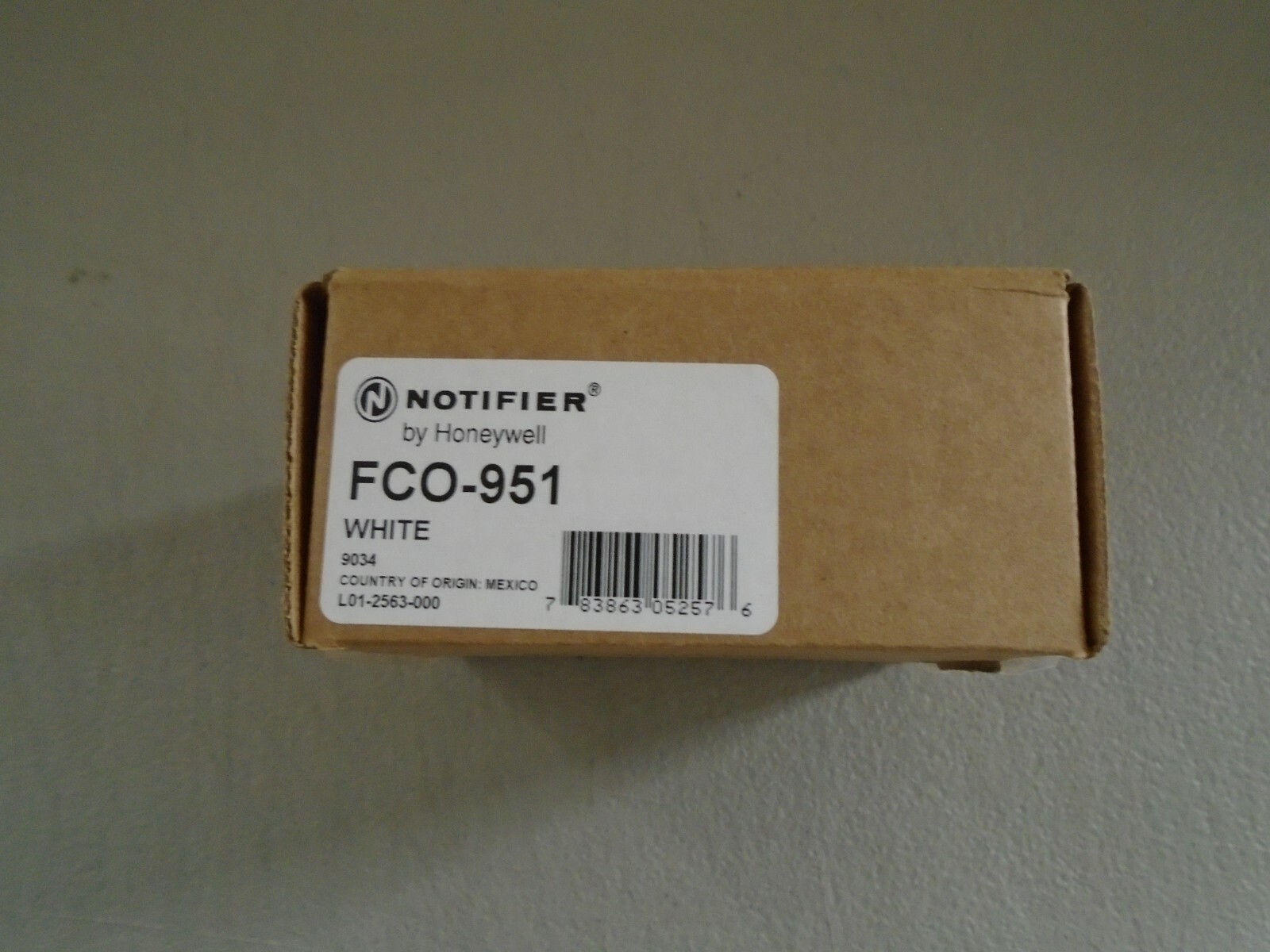 NOTIFIER FCO-951  (WHITE)  "NEW"