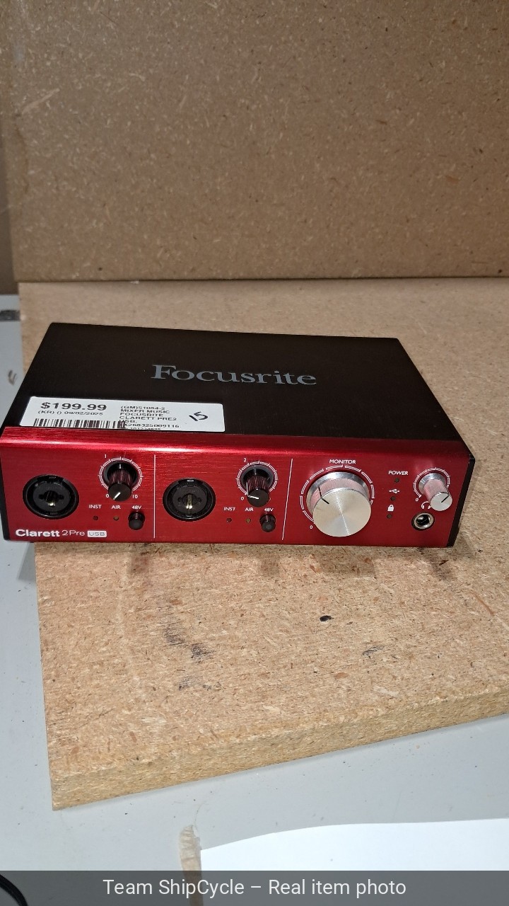 FOR PARTS -- Focusrite Clarett 2Pre USBC Audio Interface G2U