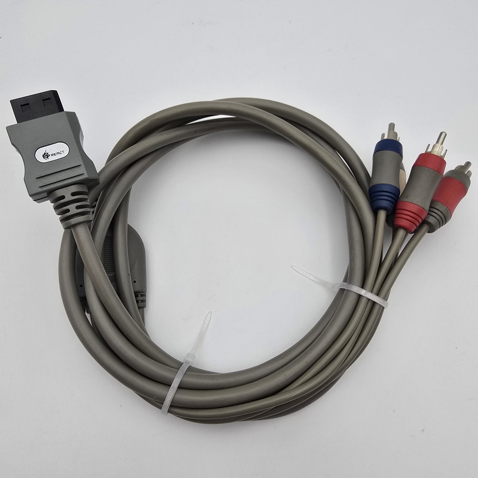 Genuine React Nintendo Wii Component Cable Replacement - FREE SHIPPING!