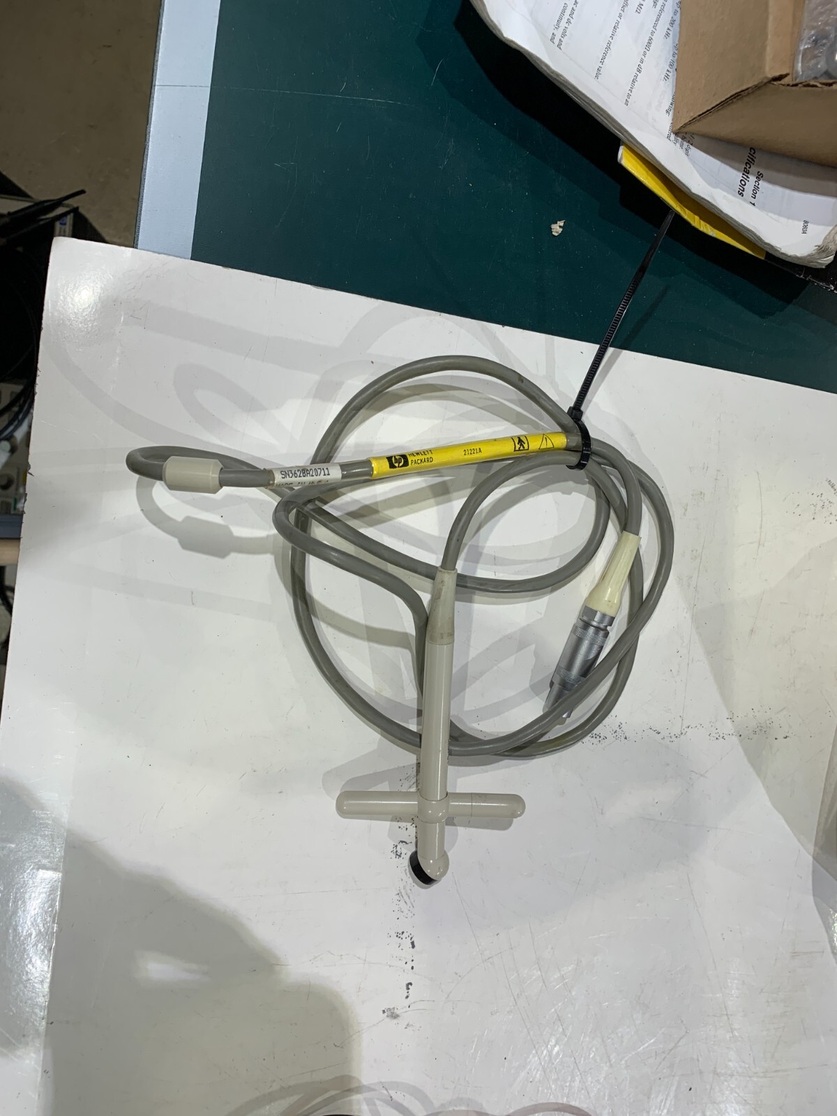 HP 21221A PW Doppler pencil ultrasound transducer - 6' Cable