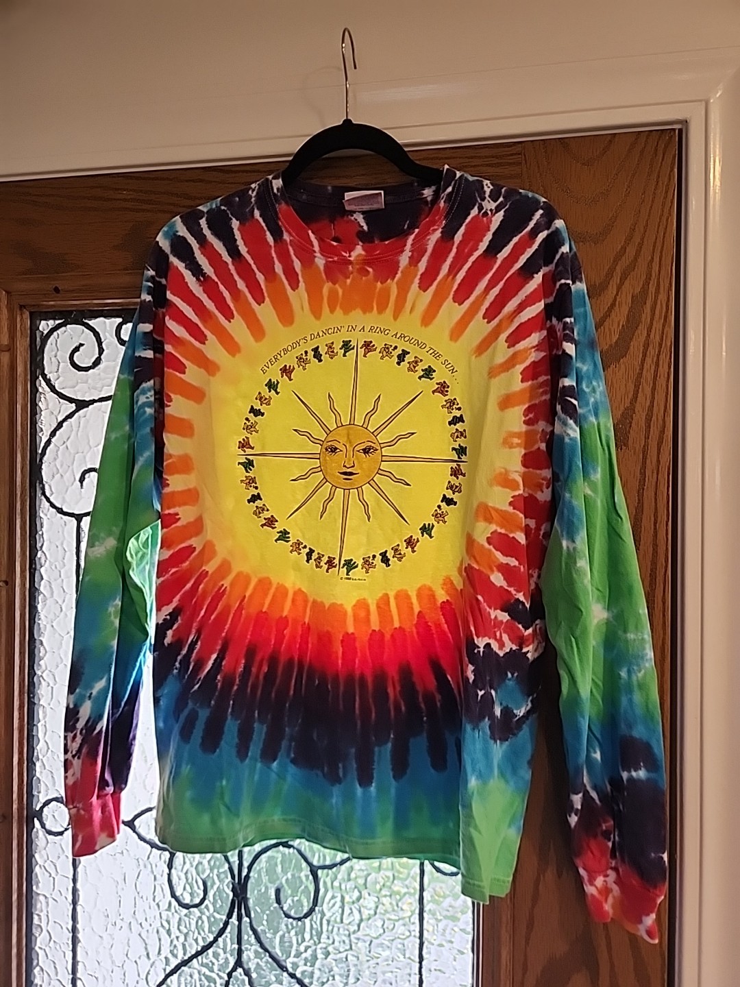 Vintage Grateful Dead  Concert Shirt Rare Long Sleeve Med Looks Lg  1988 GG /GDM