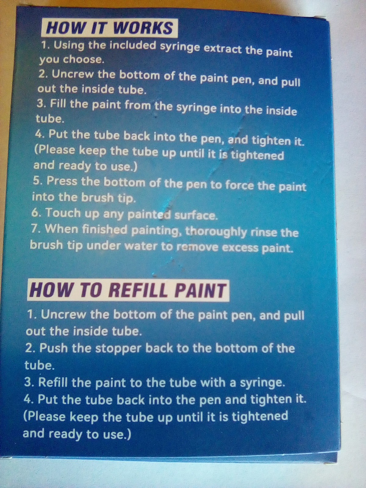 Joyane 4 Refillable Paint Pens with 4 Syringes
