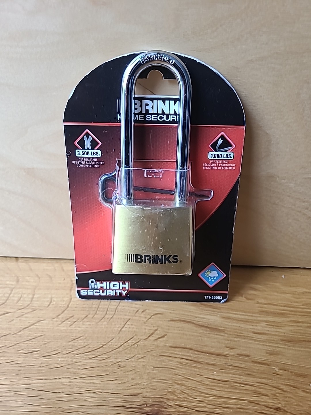 NEW BRINKS 171-50053 Brass Combo Padlock 50mm 3” High Security Resettable Lock