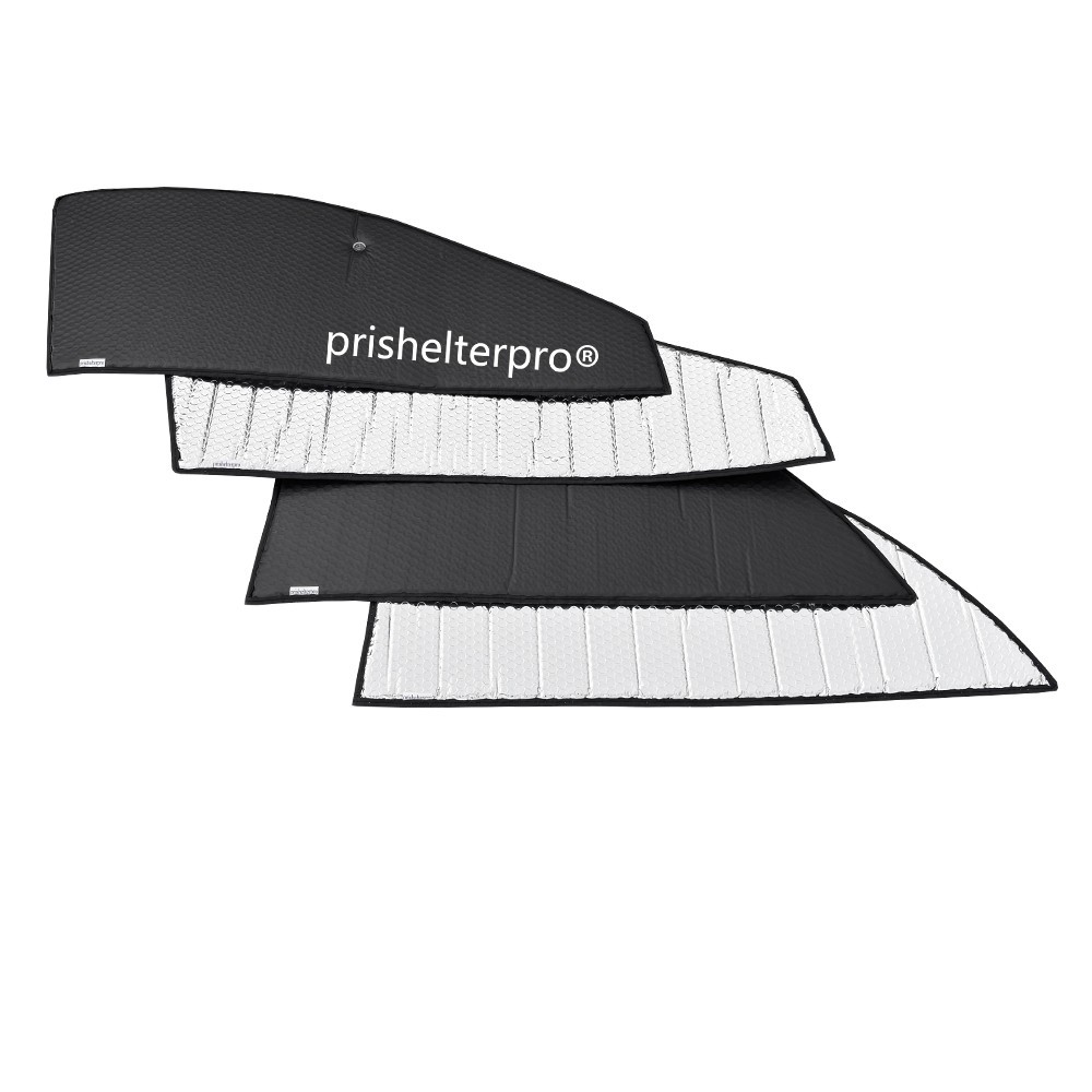 Fit For Honda Accord Sedan 1998-2002 Side Window Black Silver Privacy Sunshade