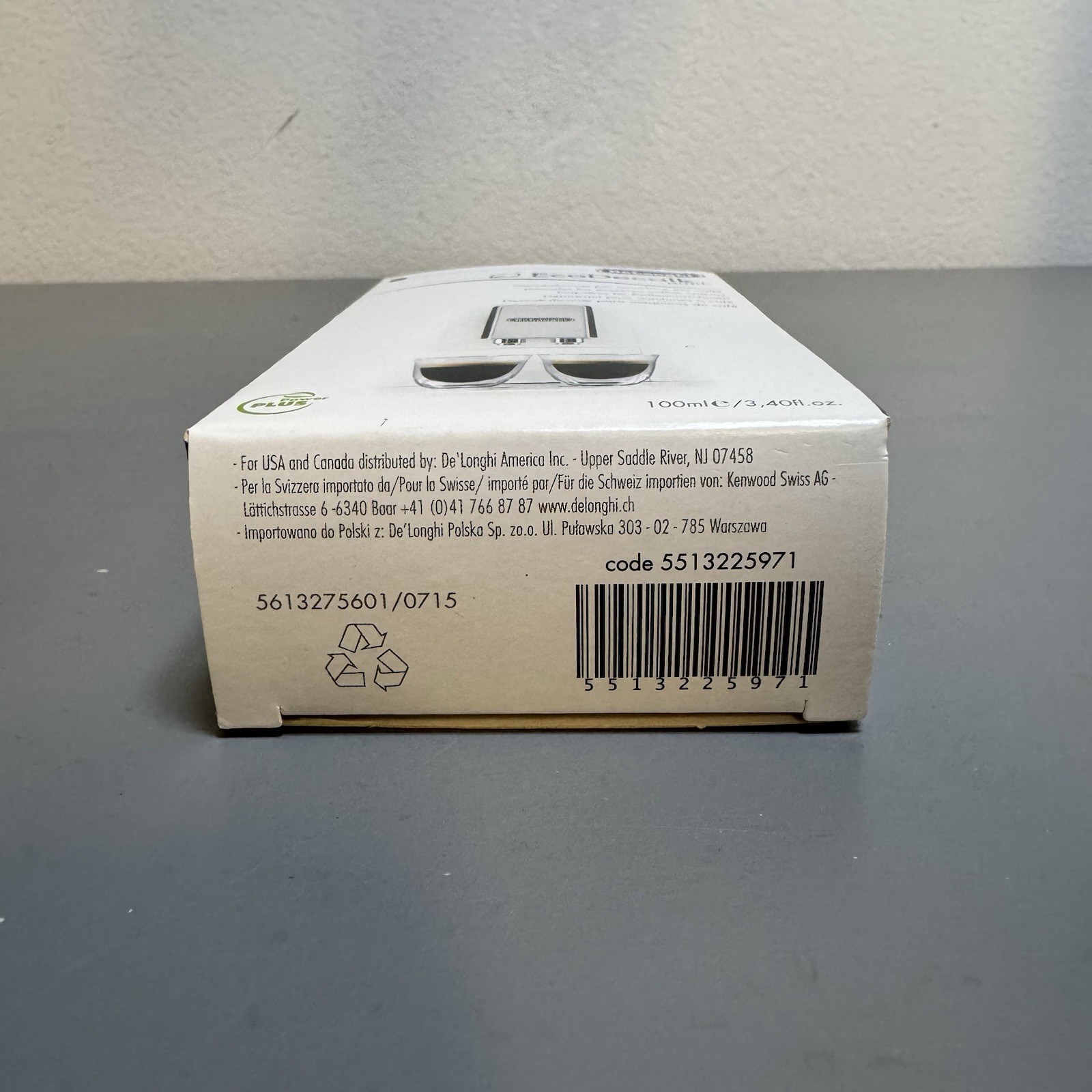 Delonghi Descaler EcoDecalk Mini-Packed For Espresso Machine 100 ml Single Dose