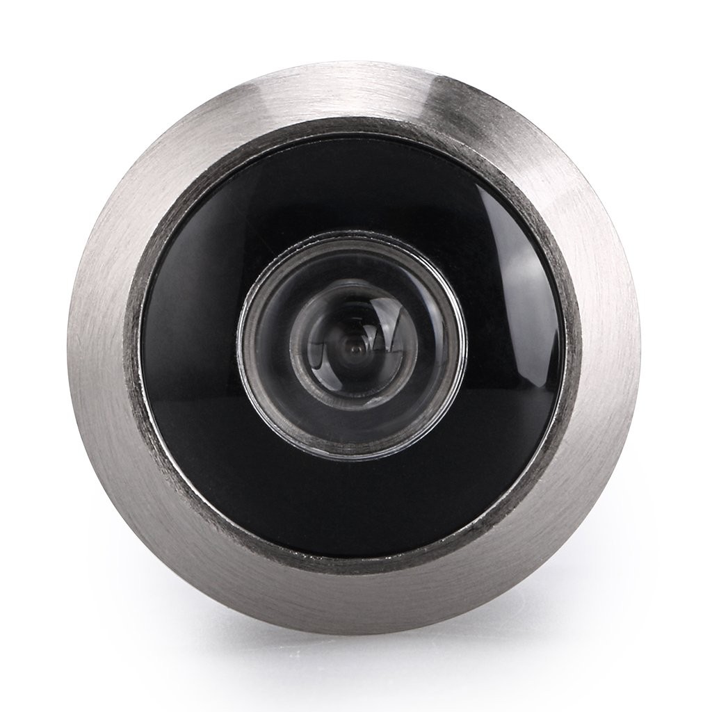Sumnacon Safety Door Viewer,Solid Brass 220-degree 22mm, Silver