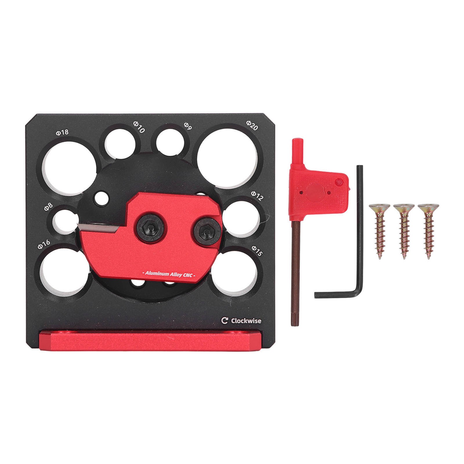 Dowel Maker Jig Adjustable 8 Hole Electric Drill Milling Solid Wood Round Ro SET
