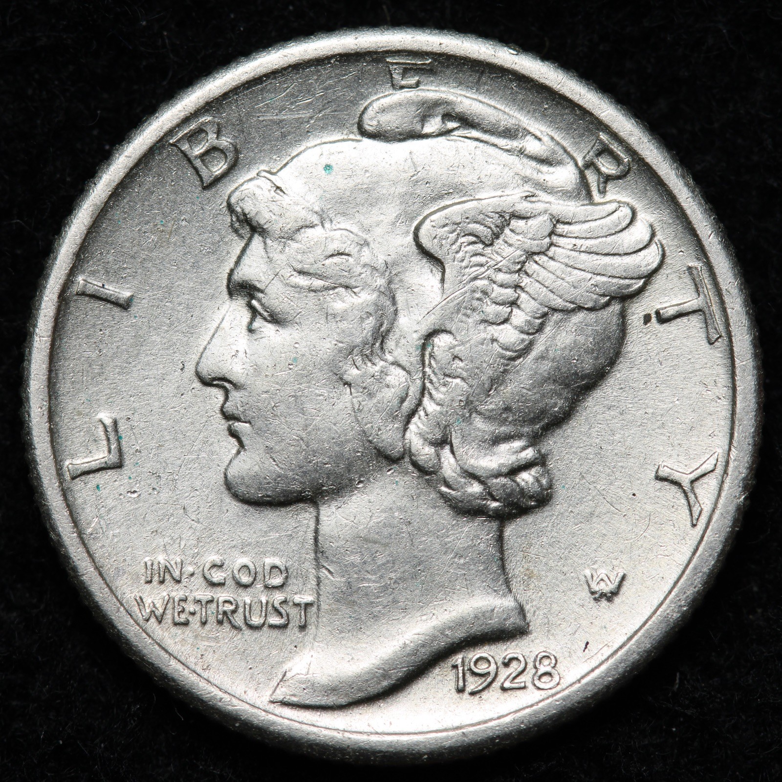 1928 Mercury Silver Dime UNC *UNCIRCULATED* MS E194 DOCF