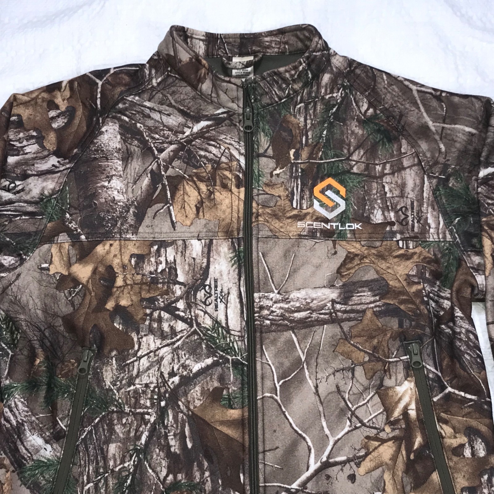 Realtree Xtra Camo Scentlok (L) Fleece Lined Mid-Weight Outdoor Jacket