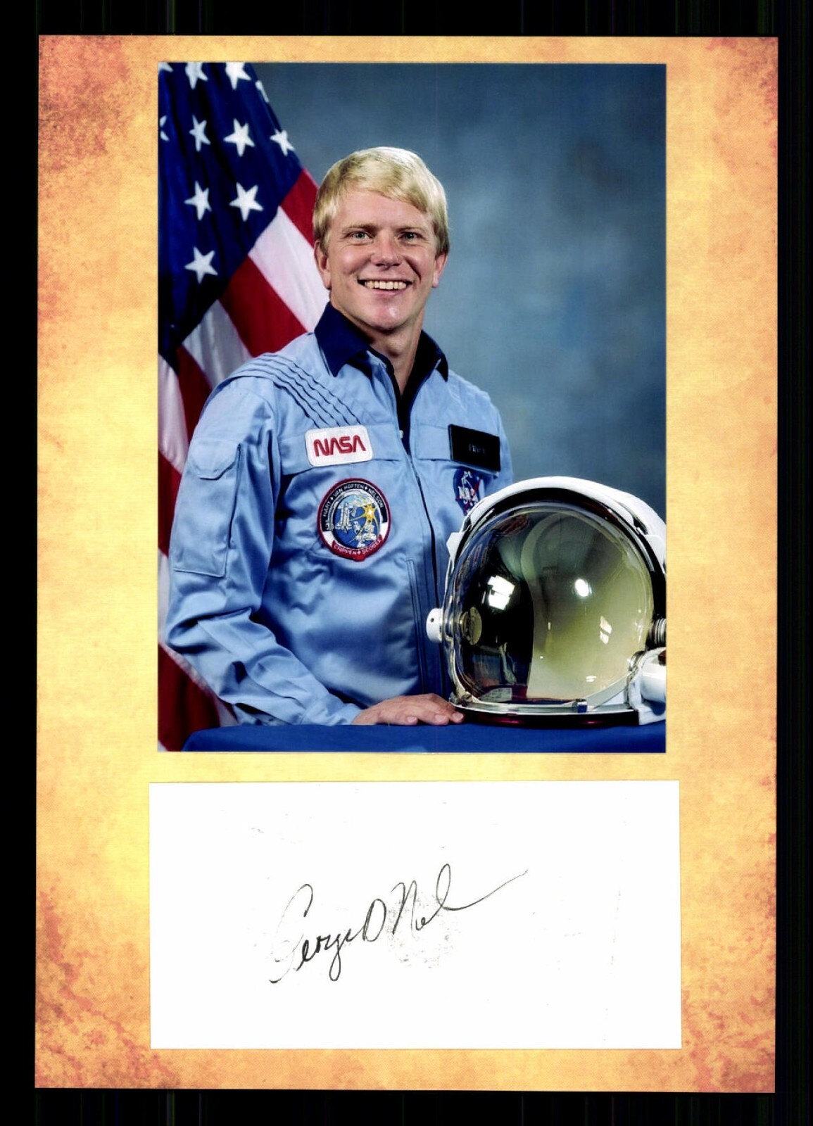 Pinky Nelson American Astronaut STS-41-C Original Signed # G 44022