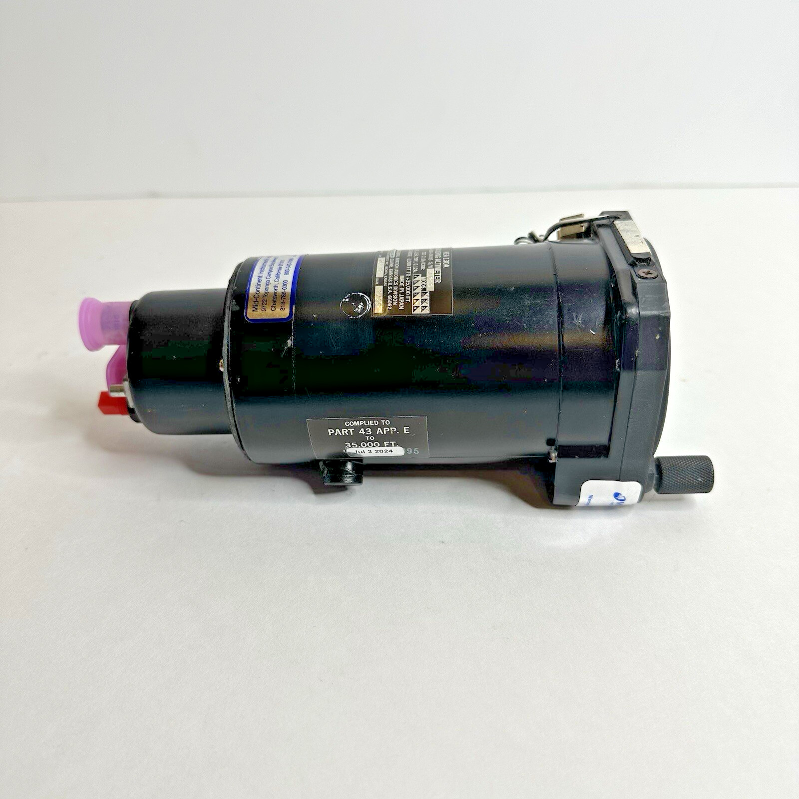 Bendix King KEA 130A Encoding Altimeter 066-03064-0005 Repaired with FAA 8130-3
