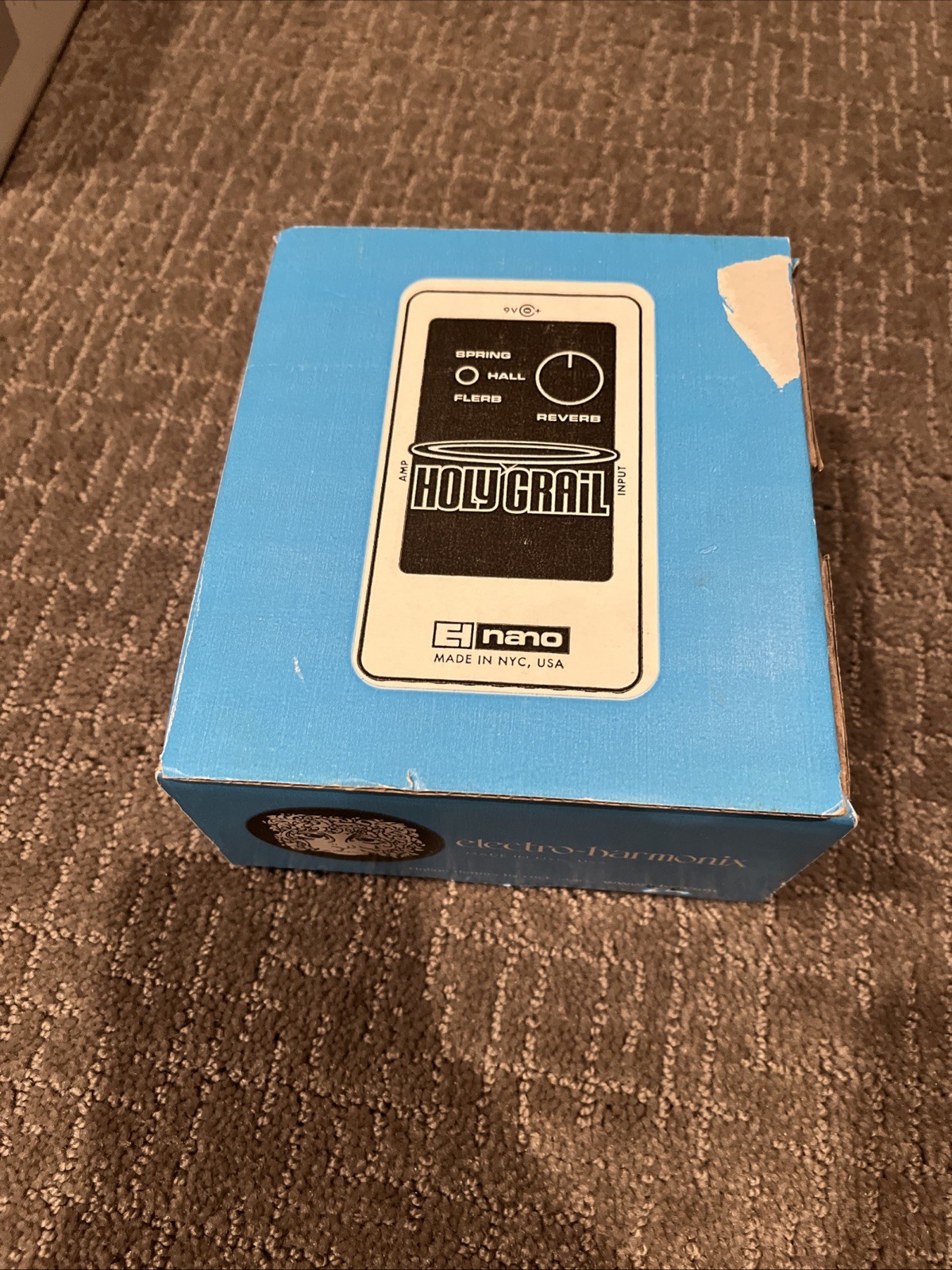 New Electro-Harmonix EHX Holy Grail Reverb Guitar Effects Nano Pedal