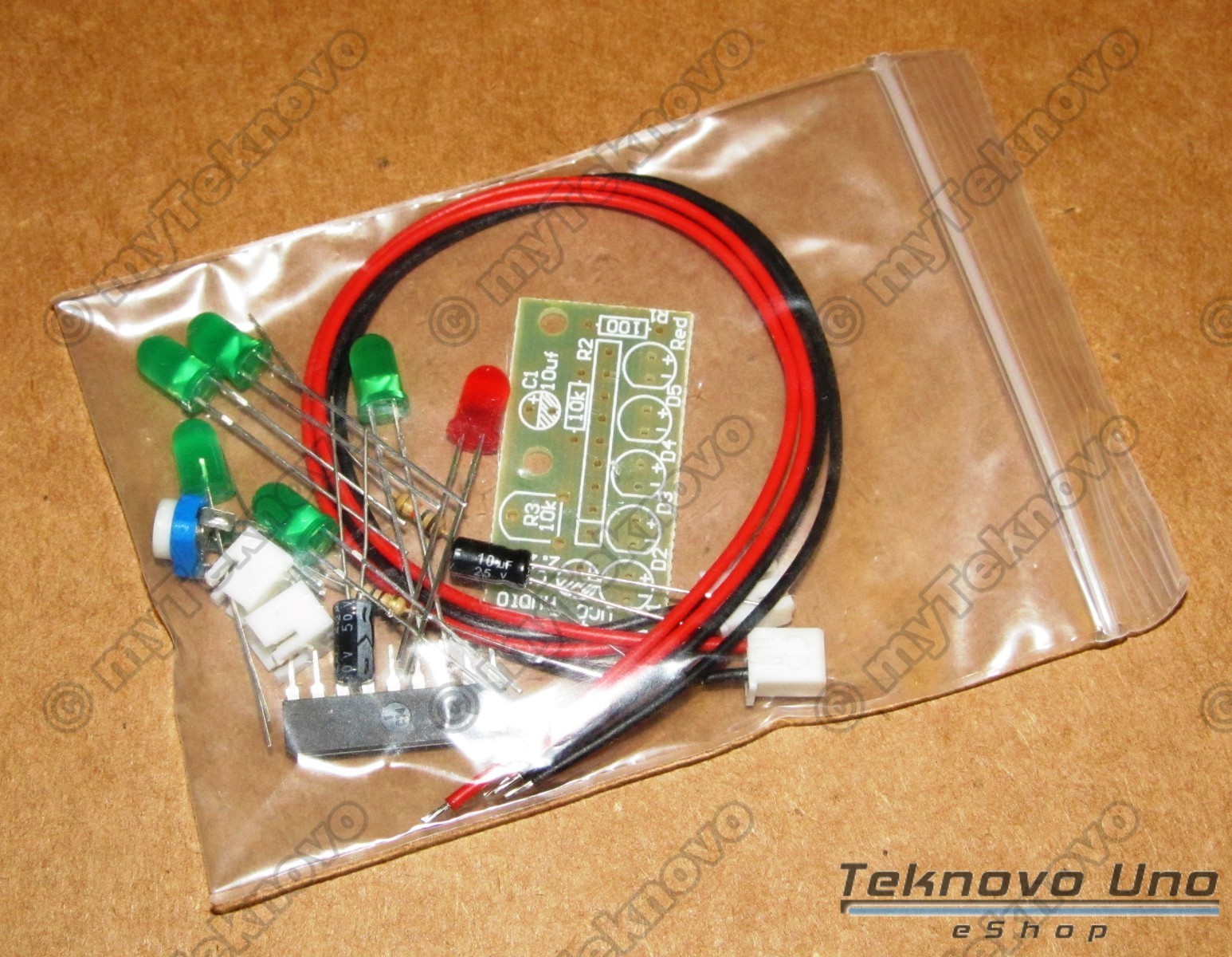 5 pack KIT KA2284 DIY LED Audio Soud Level Indicator VU Meter FULL Parts - USA
