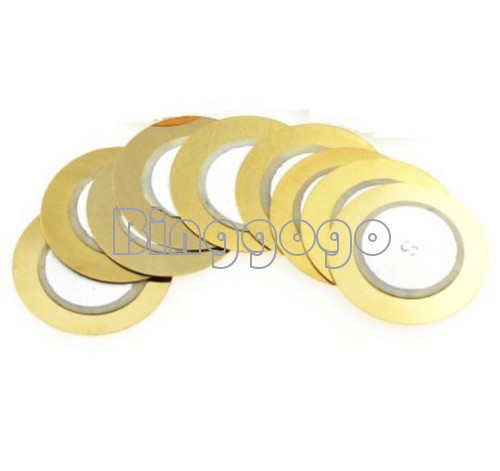 20/50/100pcs 15mm Piezo Elements Sounder Sensor Trigger 15mm Drum Disc