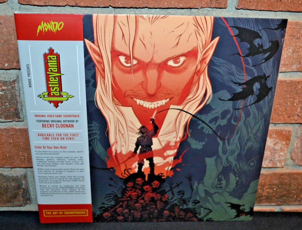 CASTLEVANIA - Game Soundtrack, Limited RED COLORED VINYL 10" Gatefold + OBI NEW!
