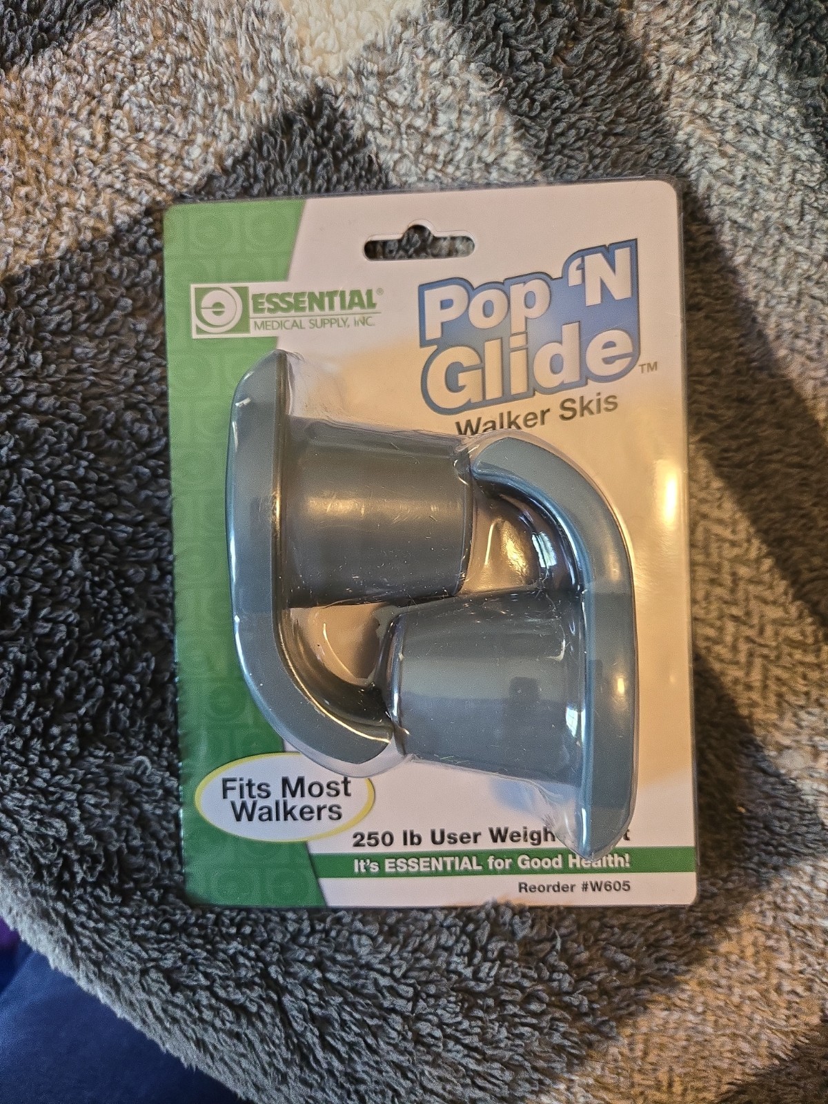 Pop 'N Glide Walker Skis Fits Most Walkers #W605 Essential Medical Supply, Inc.