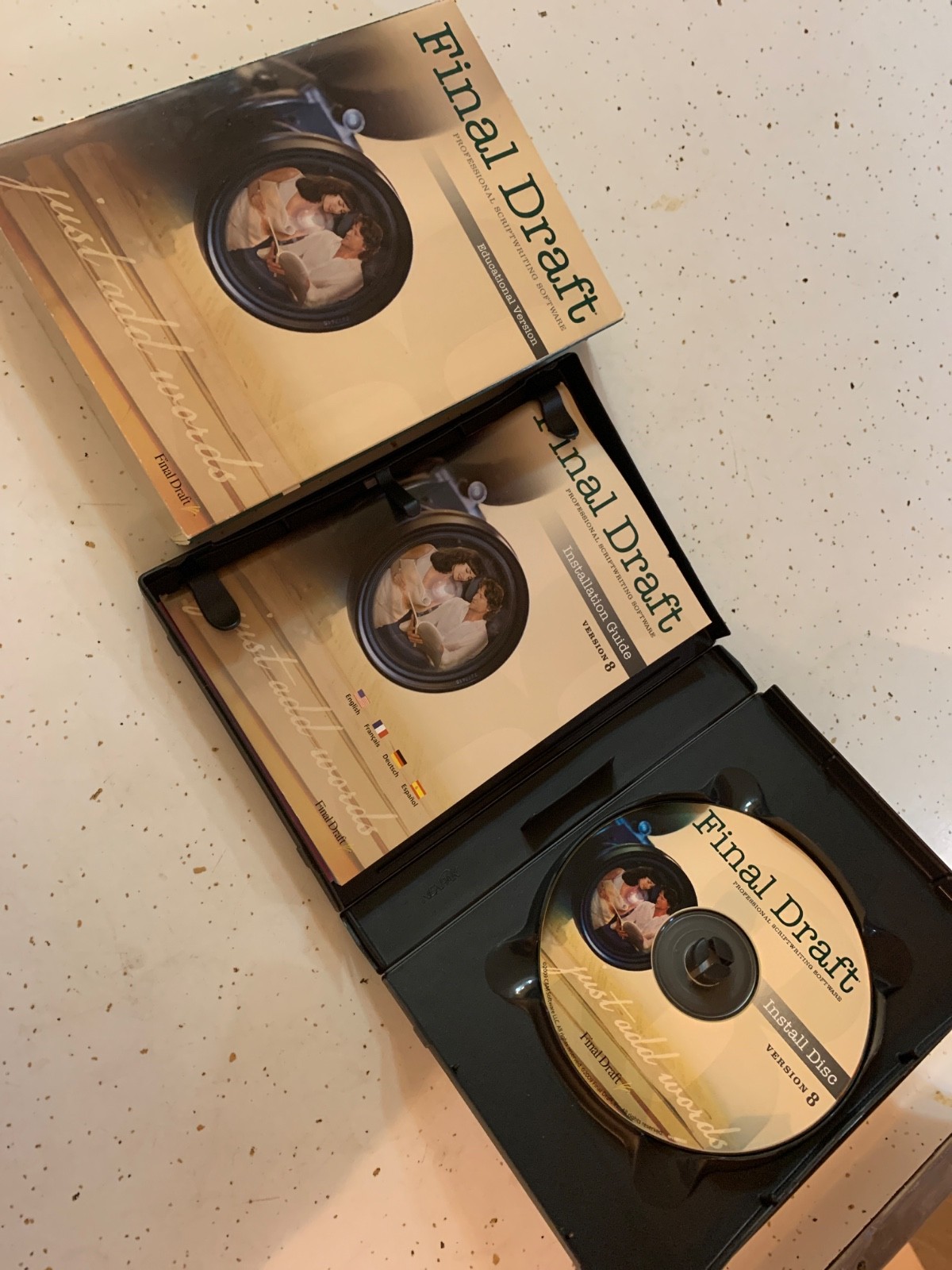 Final Draft Professional Scriptwriting Software Version 8 MAC Windows PC CD 2009