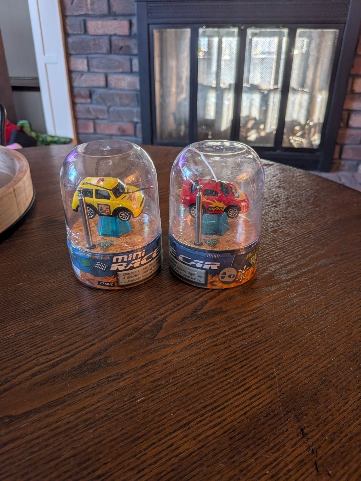 Mini Racer RC Toy Cars: Radio Control Desk Top Racers - Lot of 2 (New)