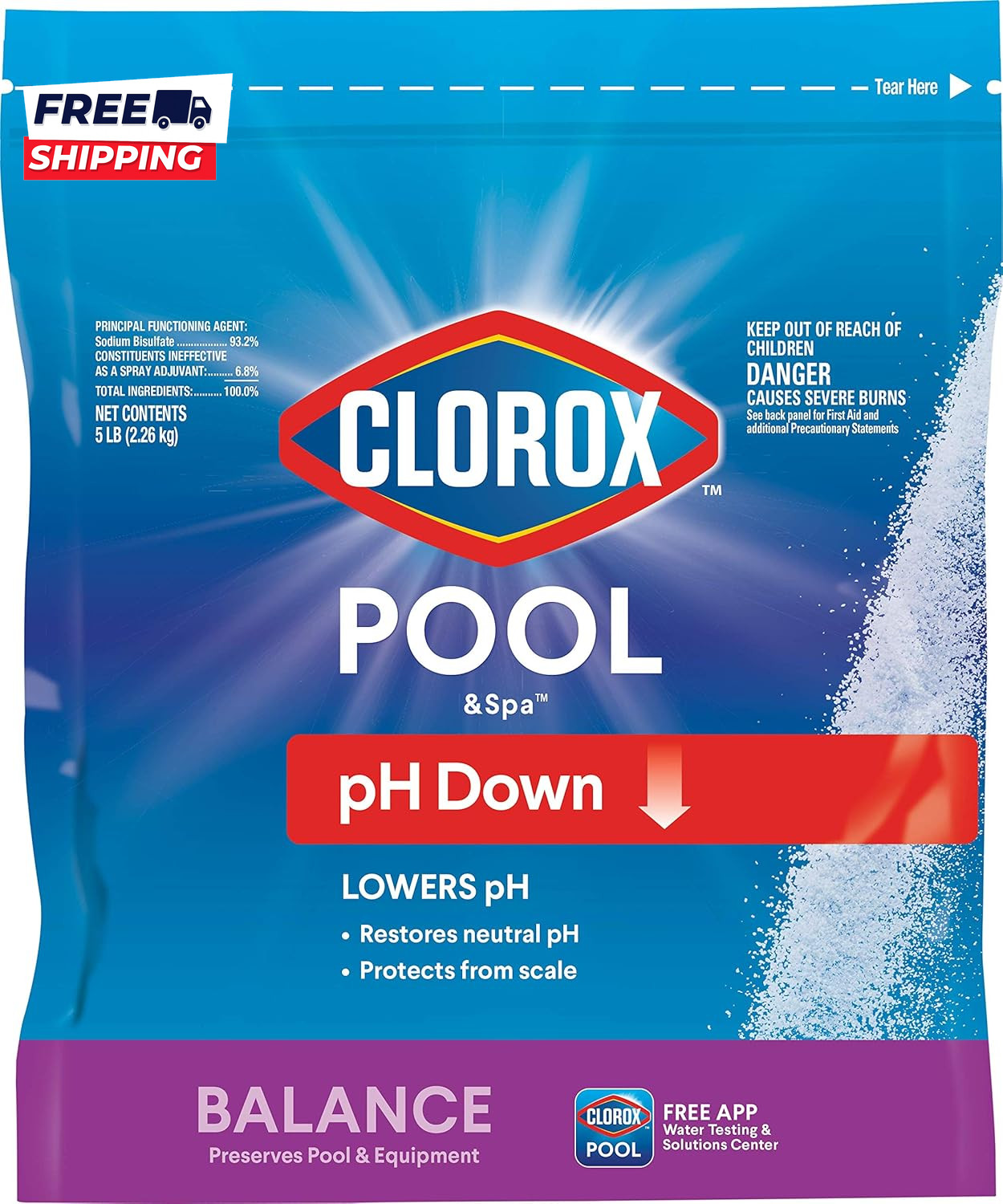 Swimming Pool Ph Down Lowers Ph Protects against Eye and Skin Irritation