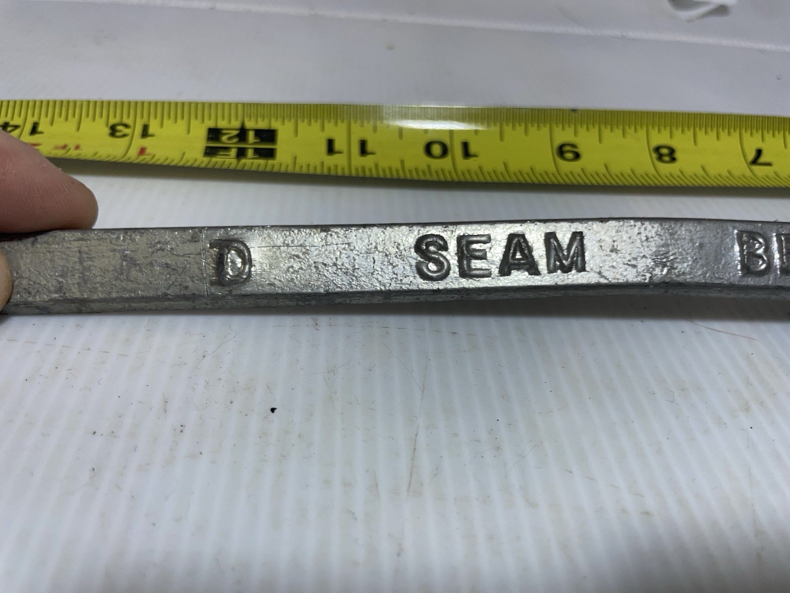 Vintage Bell System D Seam solder telephone cables in manholes