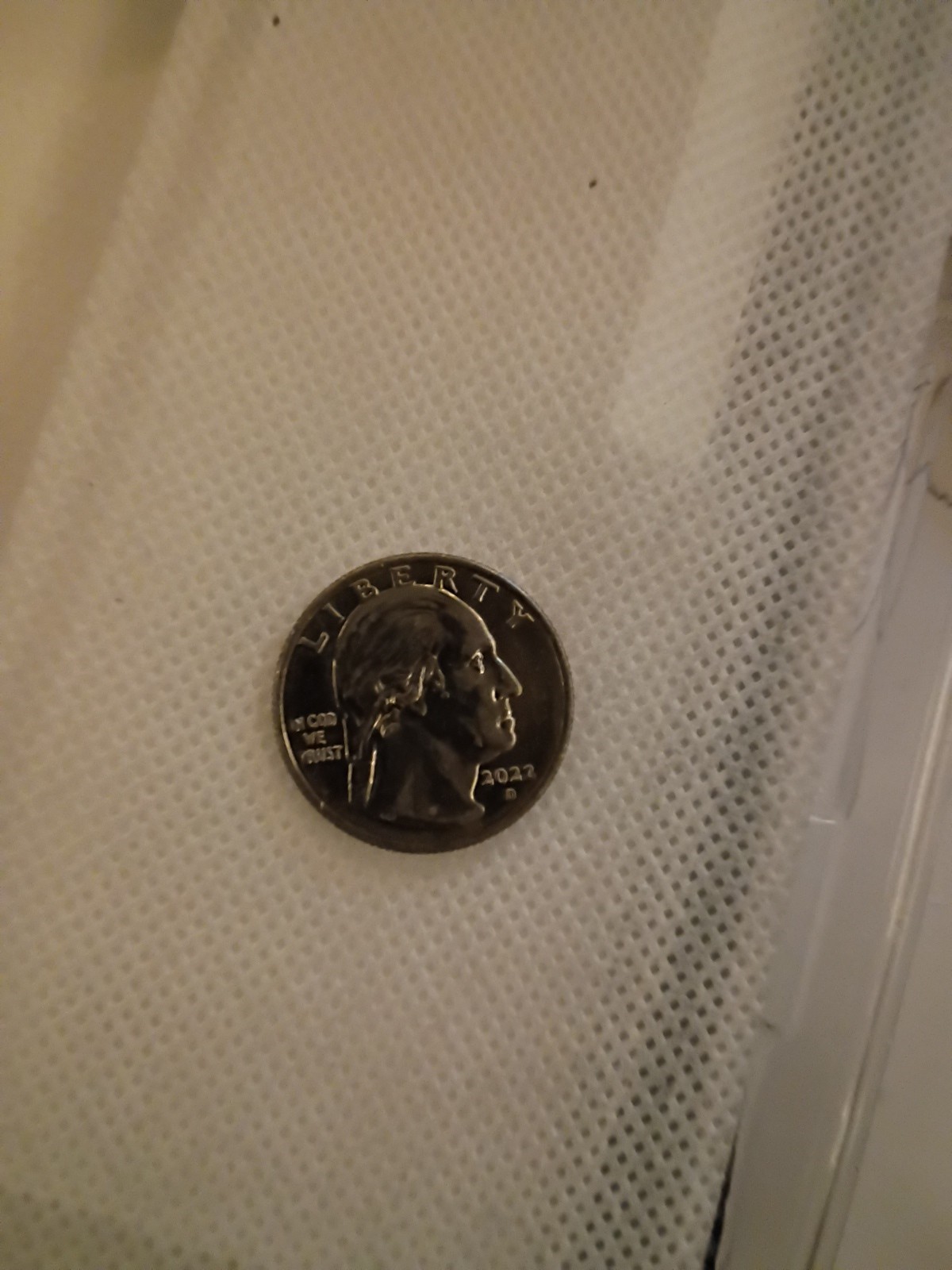 2022 D Maya Angelou Quarter Circulated "In Cod  we trust" Error