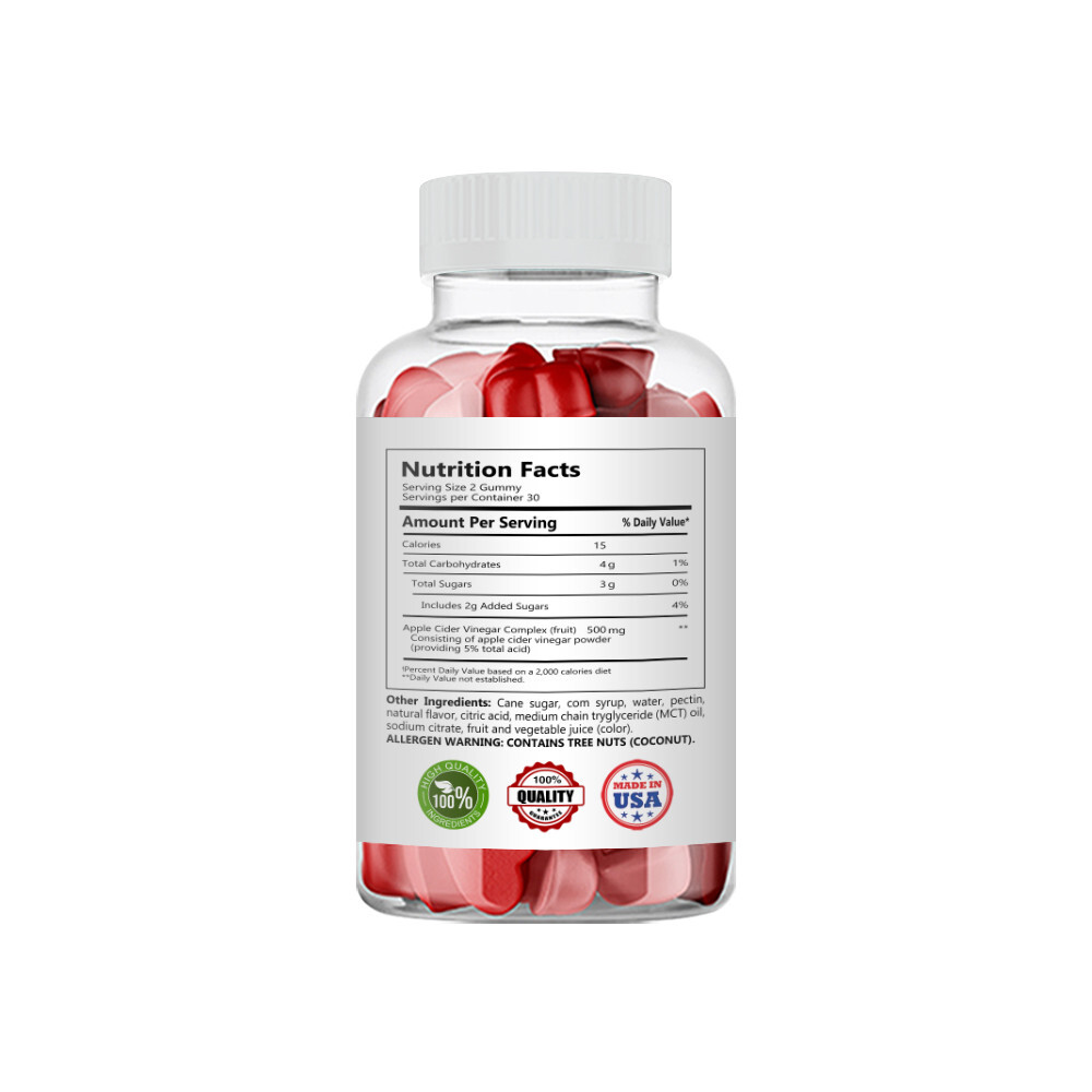 Burst Body Gummies - Burst Body Maximum Strength Keto ACV Gummies (Single)