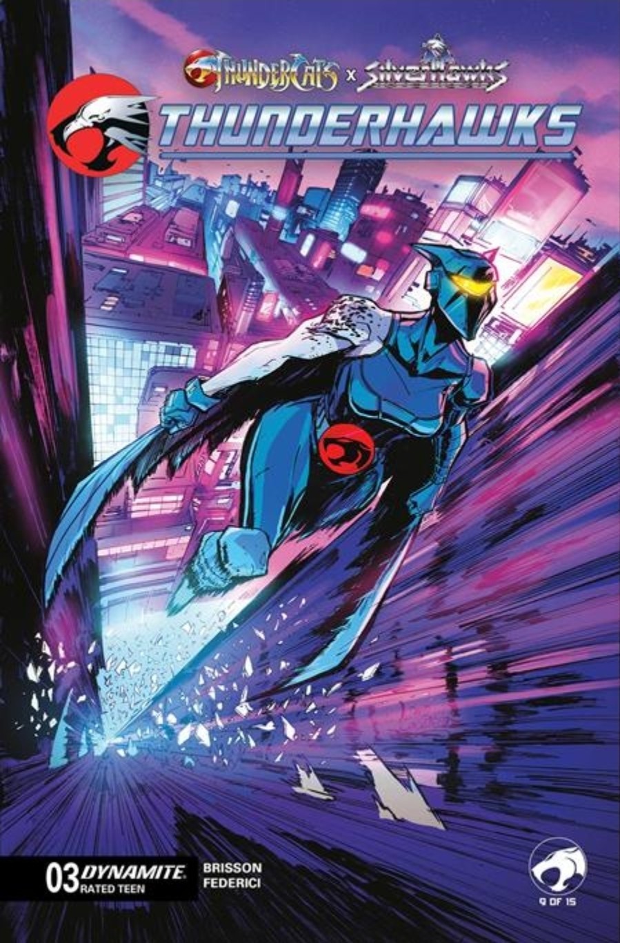 THUNDERCATS X SILVERHAWKS THUNDERHAWKS #3 COVER A PRE-SALE 6/24