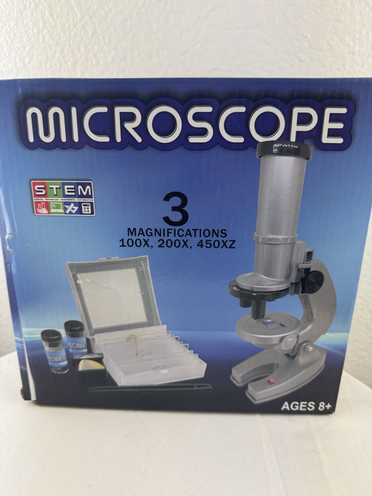 NEW Space & Science Microscope 3x Magnifications Stem Set