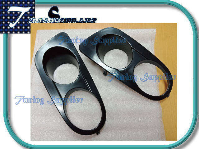 Black ABS BMW E46 M-TECH MTECH 2D 4D FOG LAMP LIGHT COVER