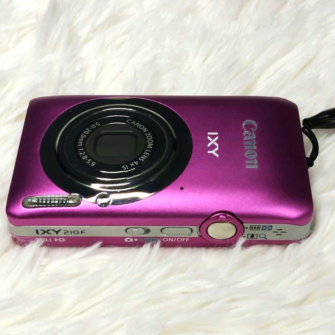 Canon IXY 210F Pink Compact Digital Camera Tested Excellent Condition
