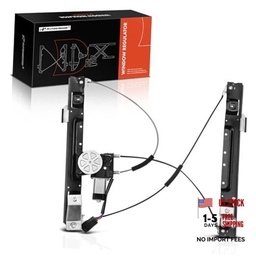 Electric Power Window Regulator with Motor Compatible with Rear Passenger (RH)