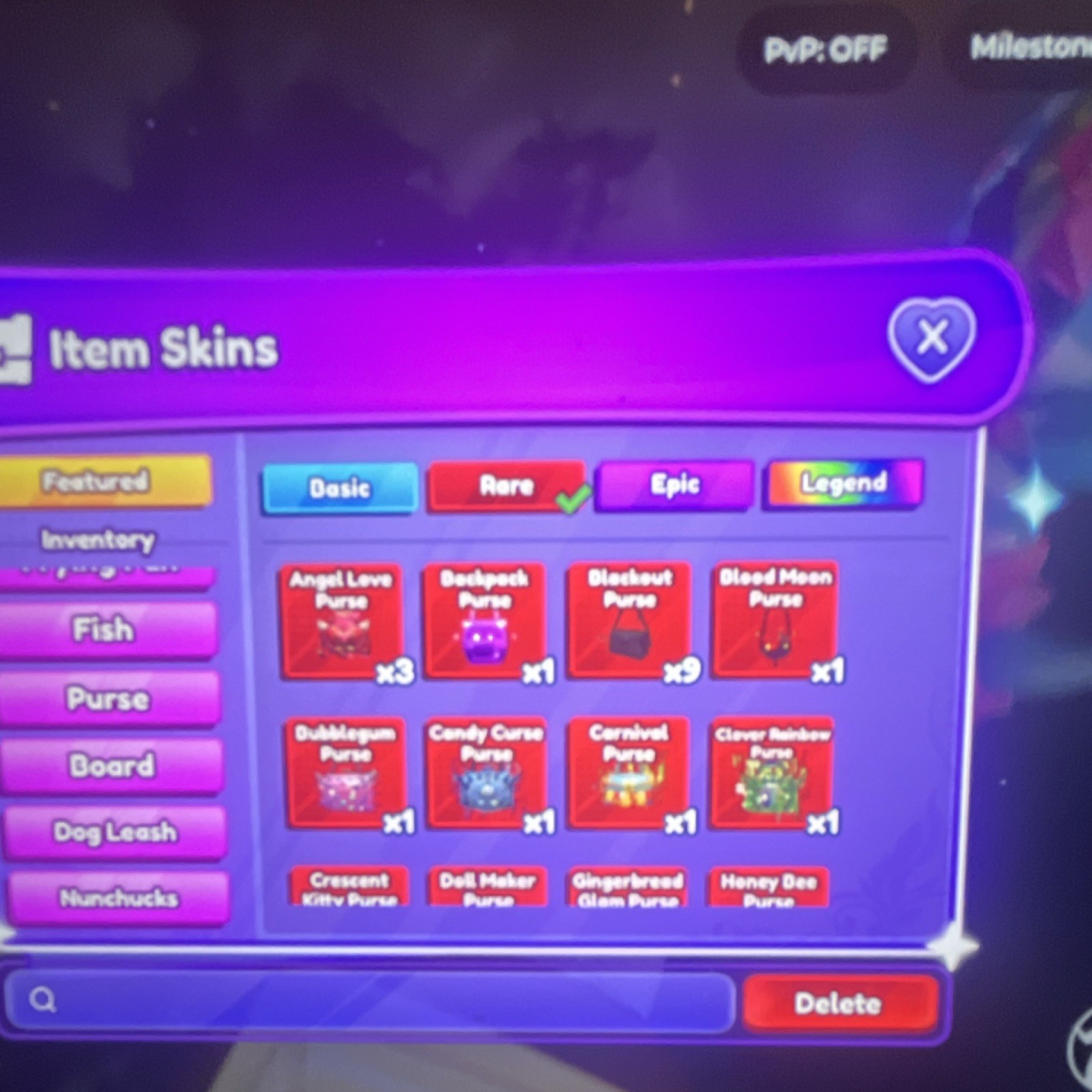 Item Skins Collection with Multiple Rarities - Knuckles, Axes, Chainsaws