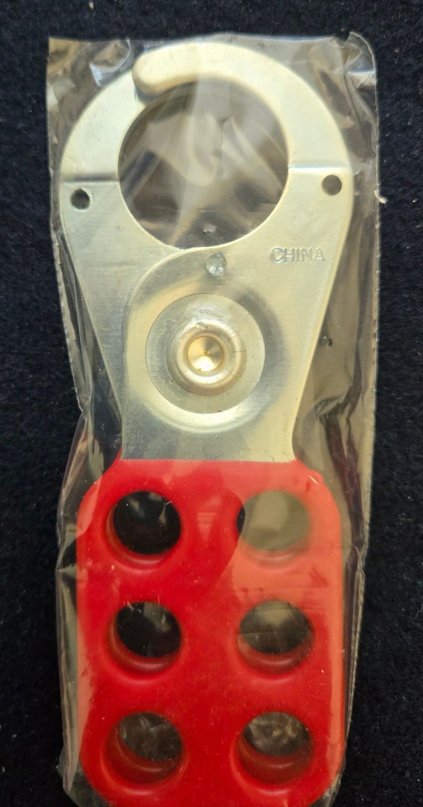 (Box of 7) Brady Steel Lockout Hasp 1" Jaw Clearance 65375