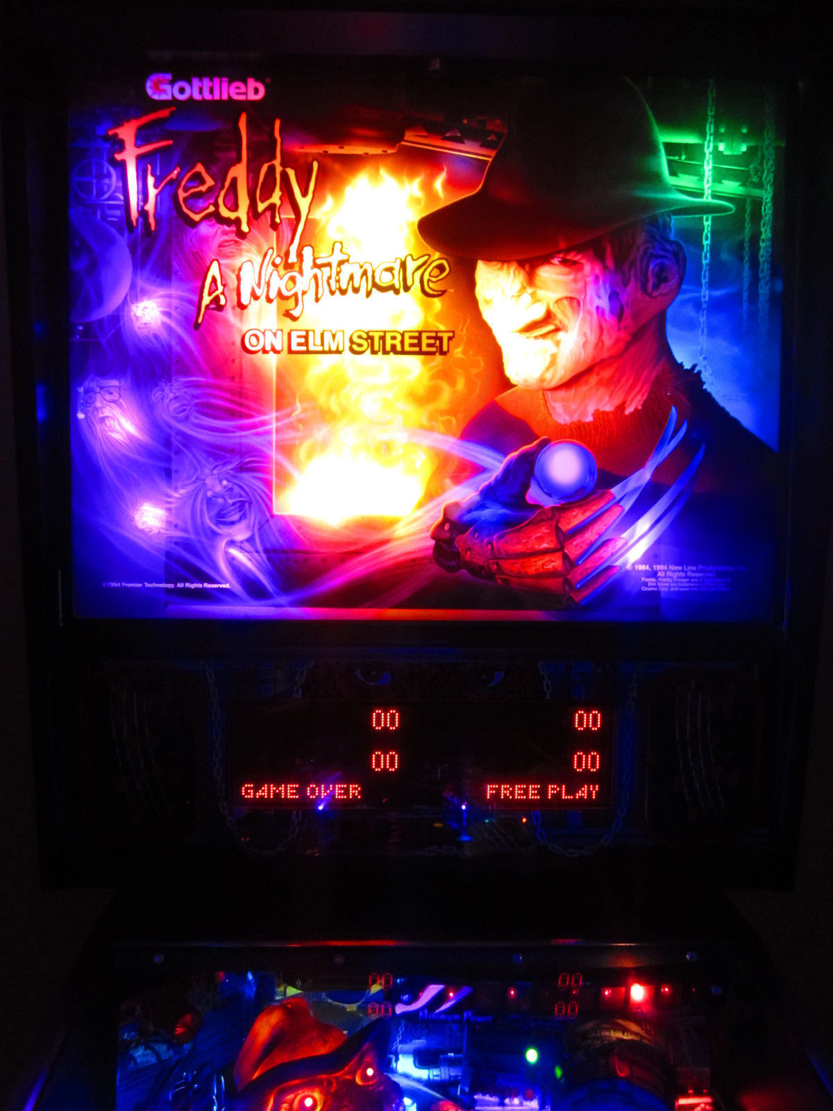 Freddy Complete LED Lighting Kit custom SUPER BRIGHT PINBALL LED KIT (FREDDY)