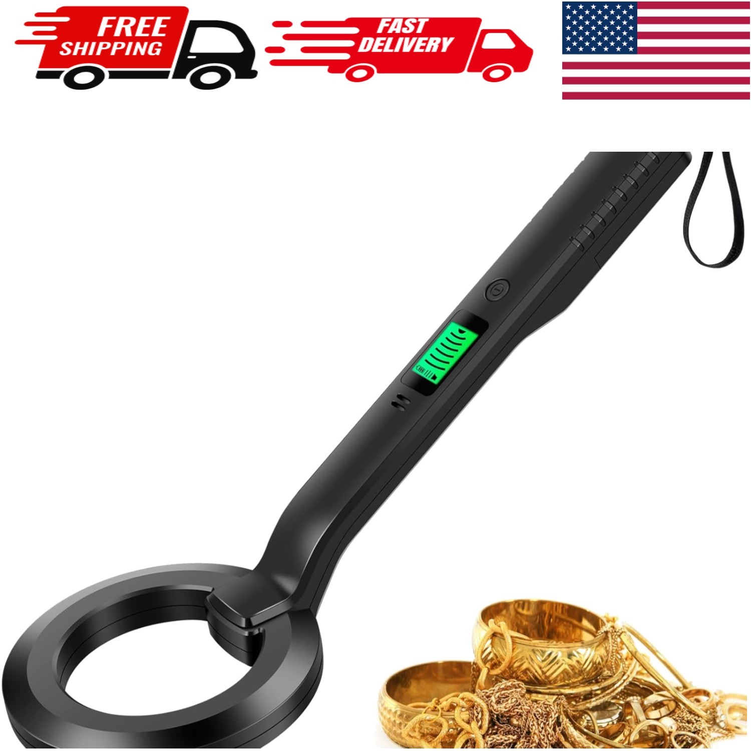 Underwater Metal Detector Submersive  Fully Waterproof Metal Detector for Ad