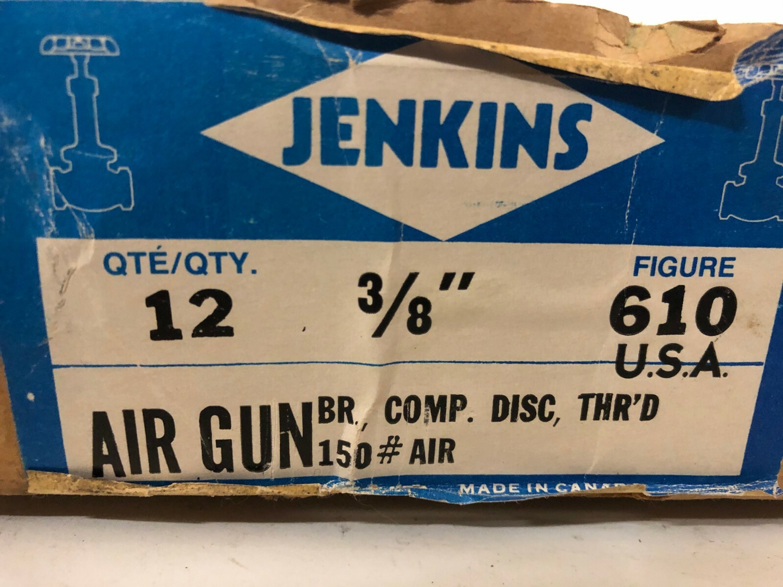 Jenkins 610 3/8" Air Gun Threaded 150# Air