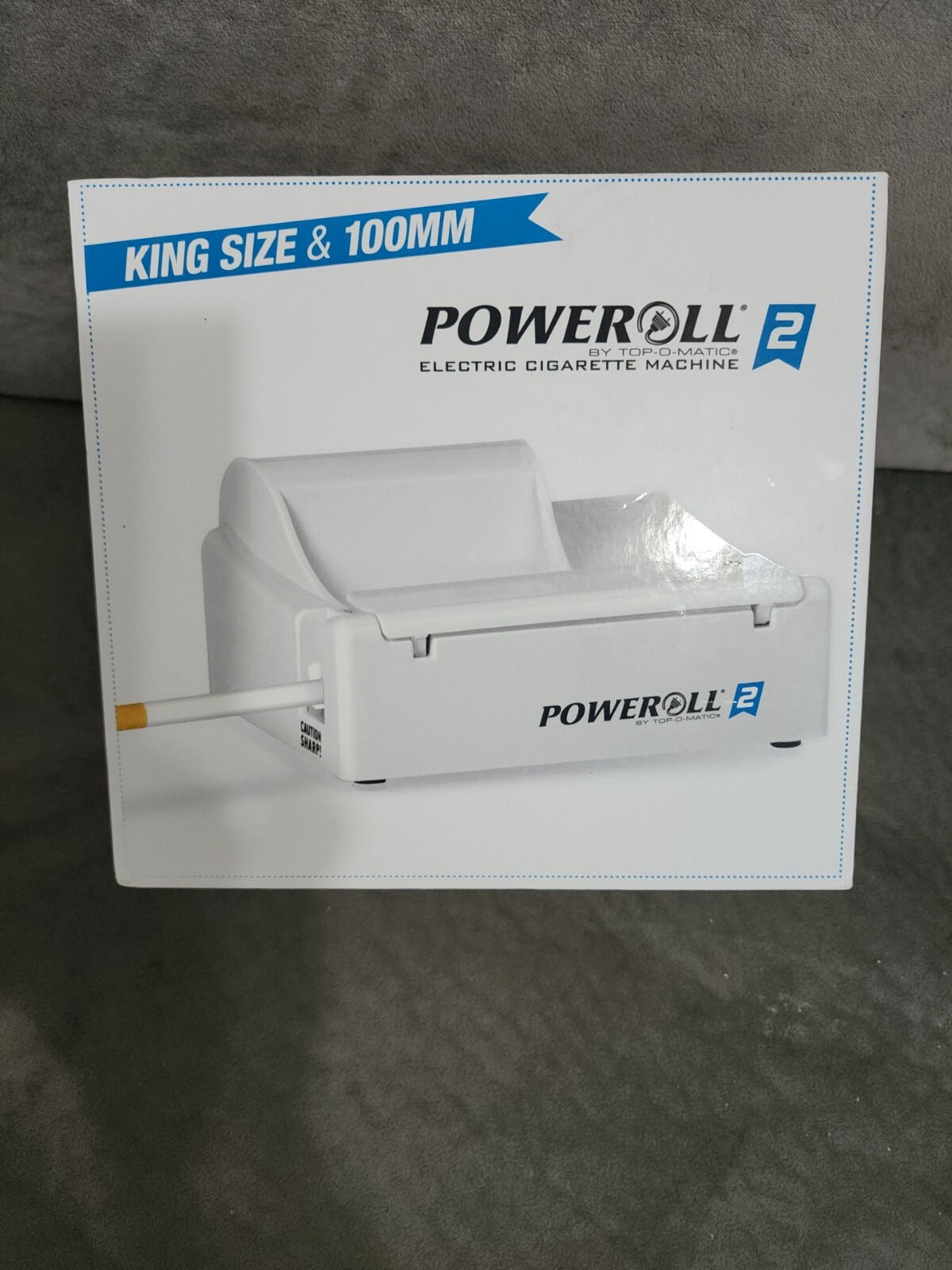 POWEROLL 2 Top-O-Matic Electric Cigarette Machine - King Size & 100mm NEW