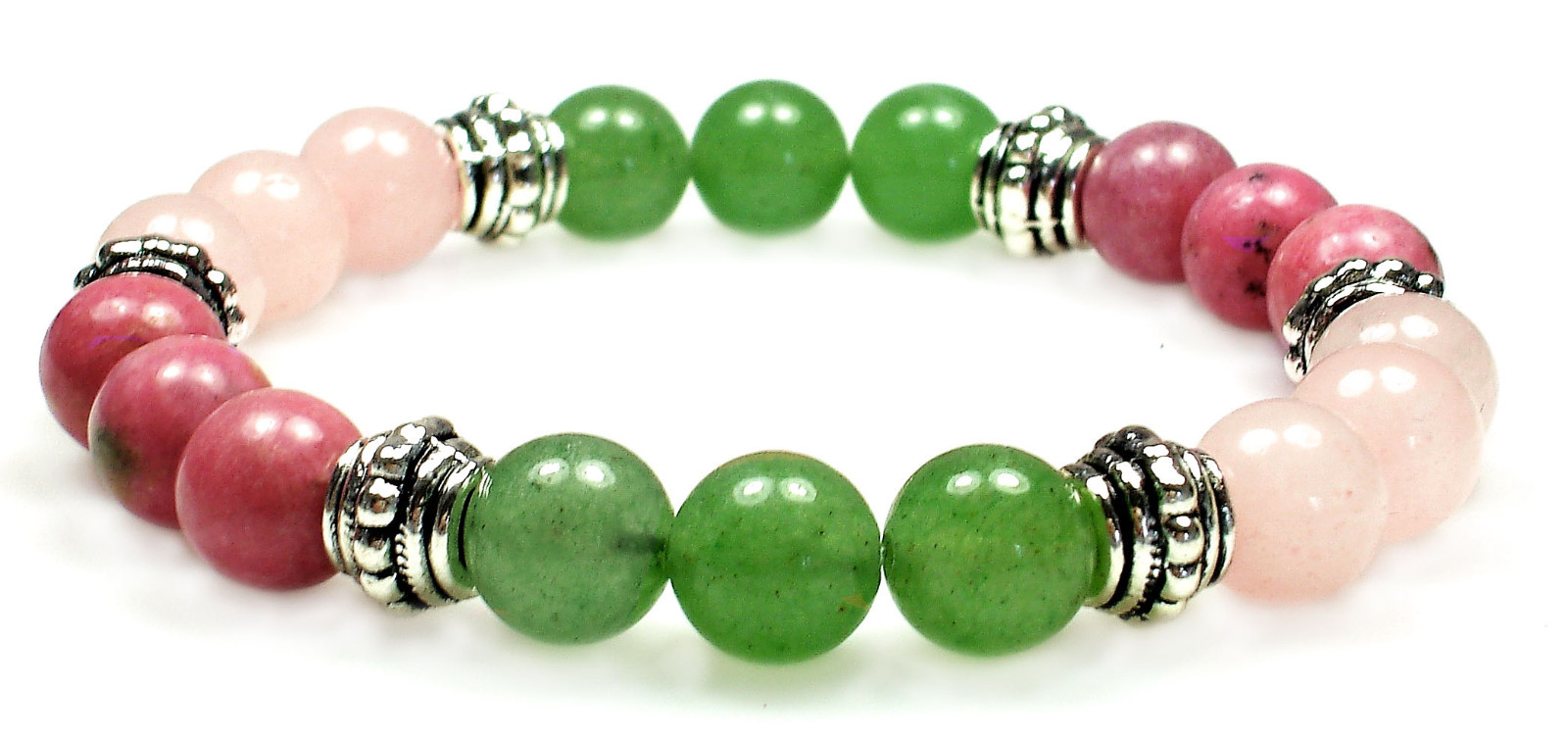OVERCOMING HEARTACHE 8mm Crystal Intention Bracelet w/Description- Healing Stone