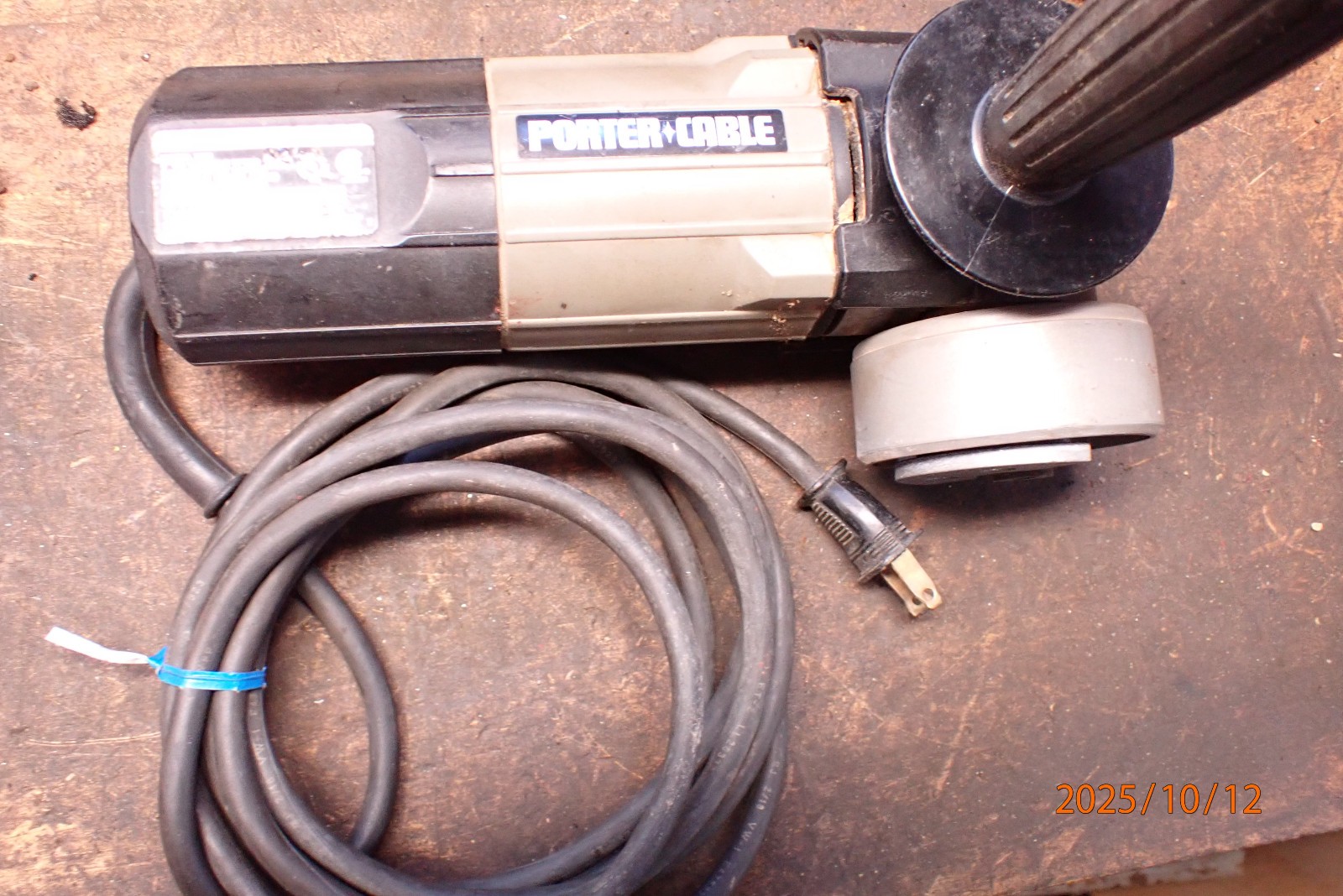 LOT EM; USA PORTER CABLE 7335  RANDOM ORBITAL SANDER MISSING PAD