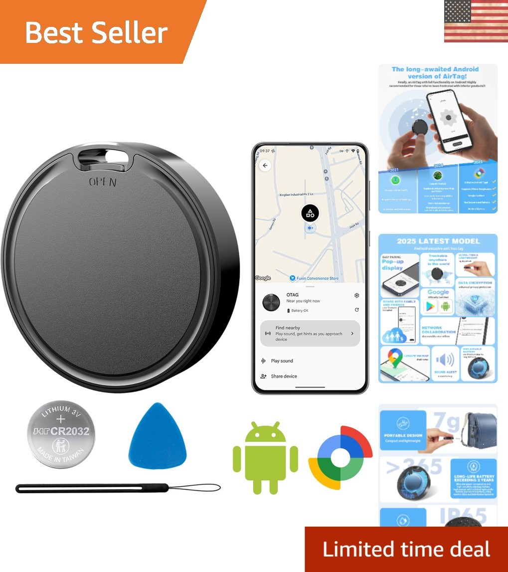 Compact Waterproof Android Tracker - 2- Battery & Encrypted Location Data