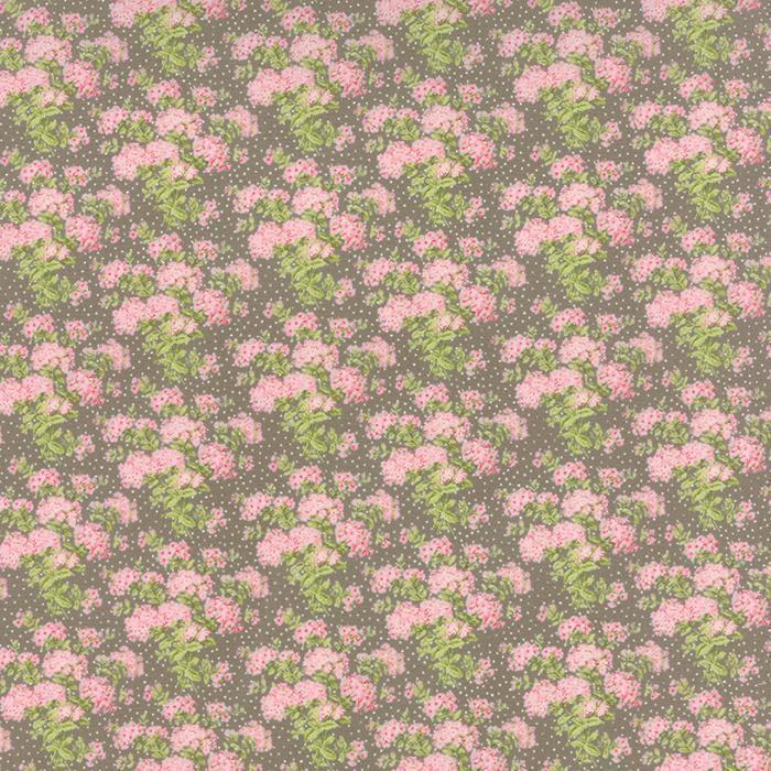 Moda Fabric~Bespoke Blooms~ Brenda Riddle~1/2 yard~ Cobblestone ~100% Cotton~