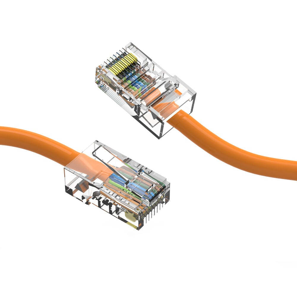 6Ft CAT6 UTP Ethernet Network Non Booted Cable Orange