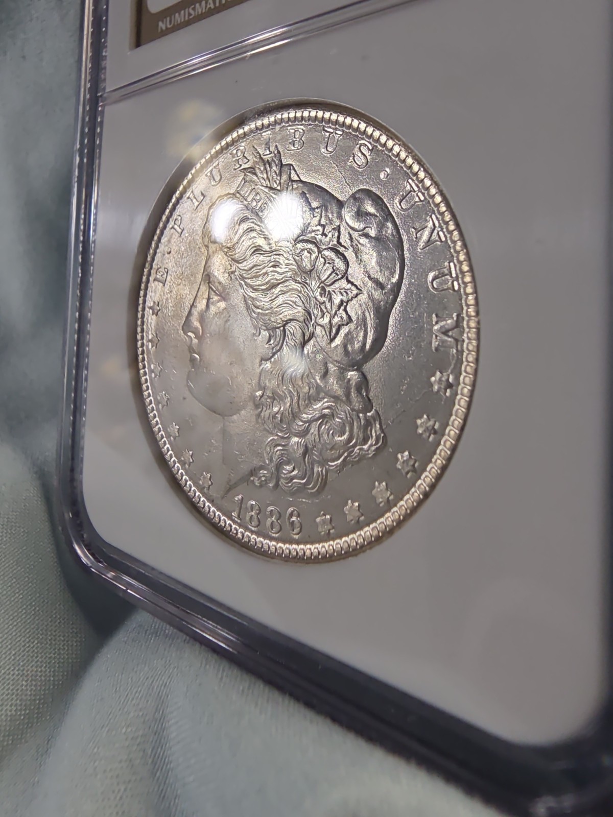 1886 Morgan Silver Dollar NGC MS-64 Brilliant Vam