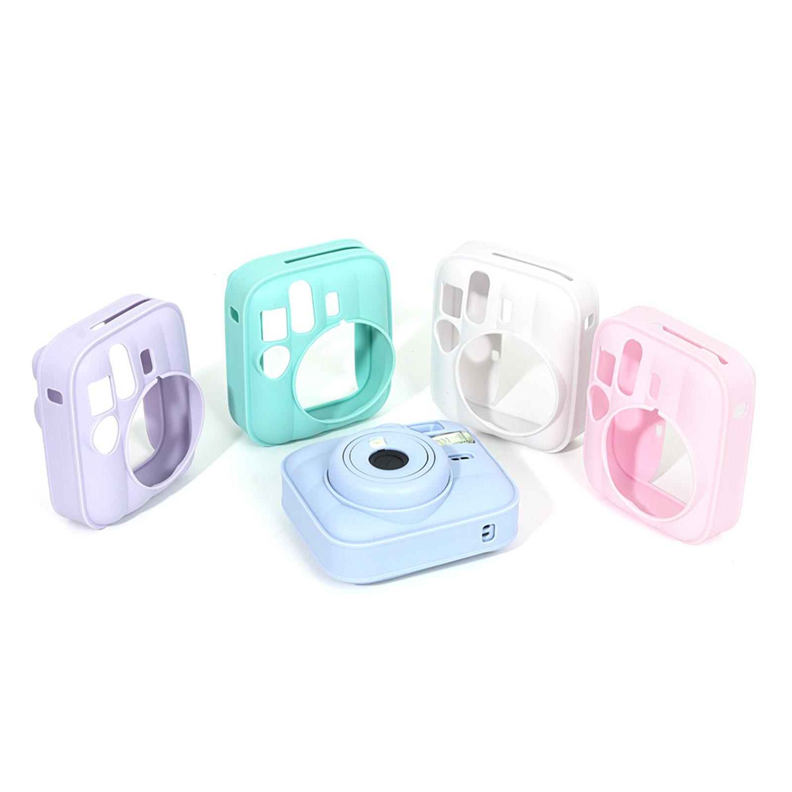 Silicone Drop Protection Case for instax mini 13 Camera, Simple Solid Color Case